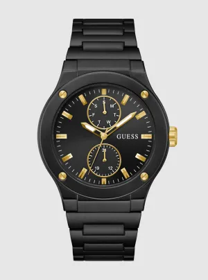 Black Jet Link Watch Guess