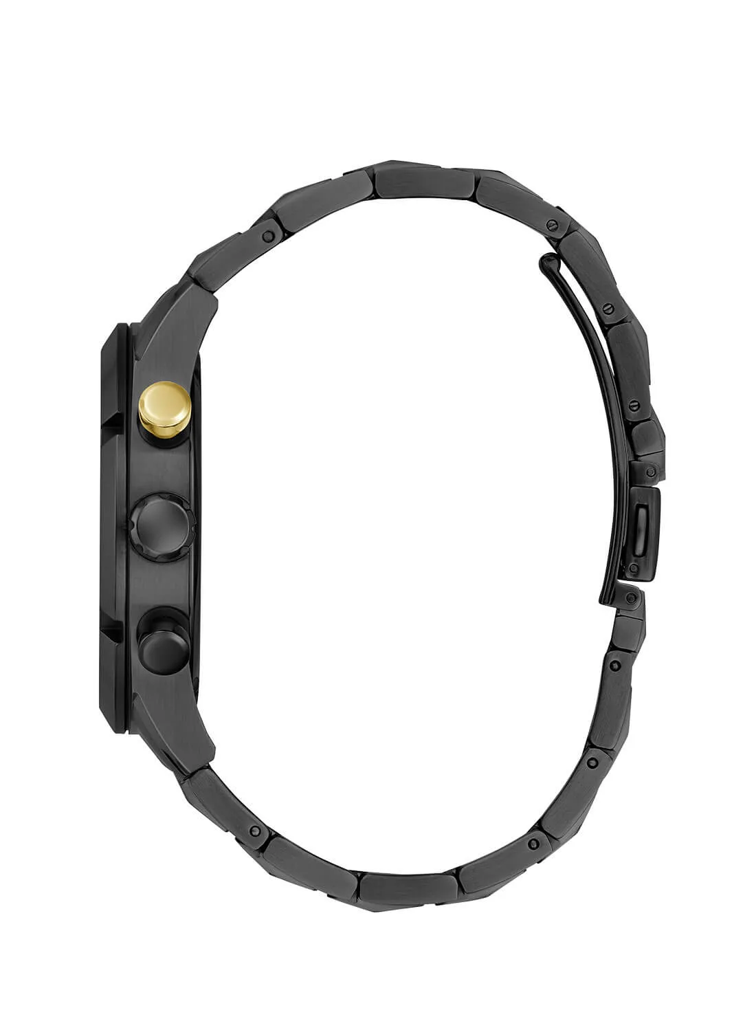 Black Resistance Link Watch Guess