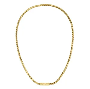 Boss Jewellery Doran Yellow Gold Plated Mens Chain 1580694