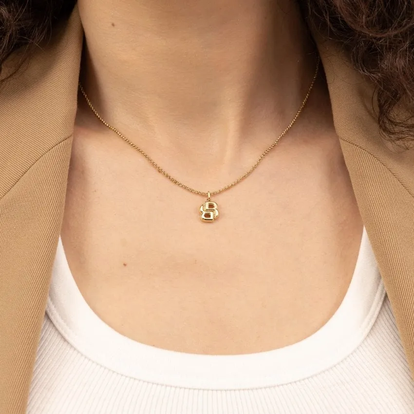 Boss Jewellery Double B Petit Gold Plated Ladies Necklace 1580747