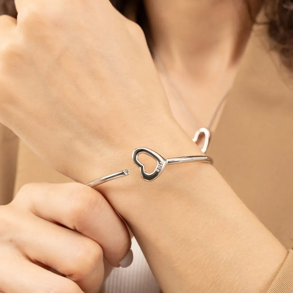Boss Jewellery Honey Boundless Heart Bangle 1580723