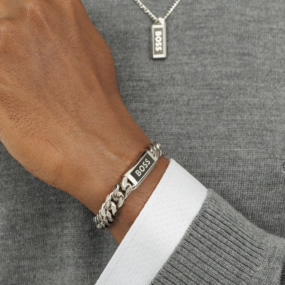 Boss Jewellery Kassy Stainless Steel Mens Bracelet 1580679M