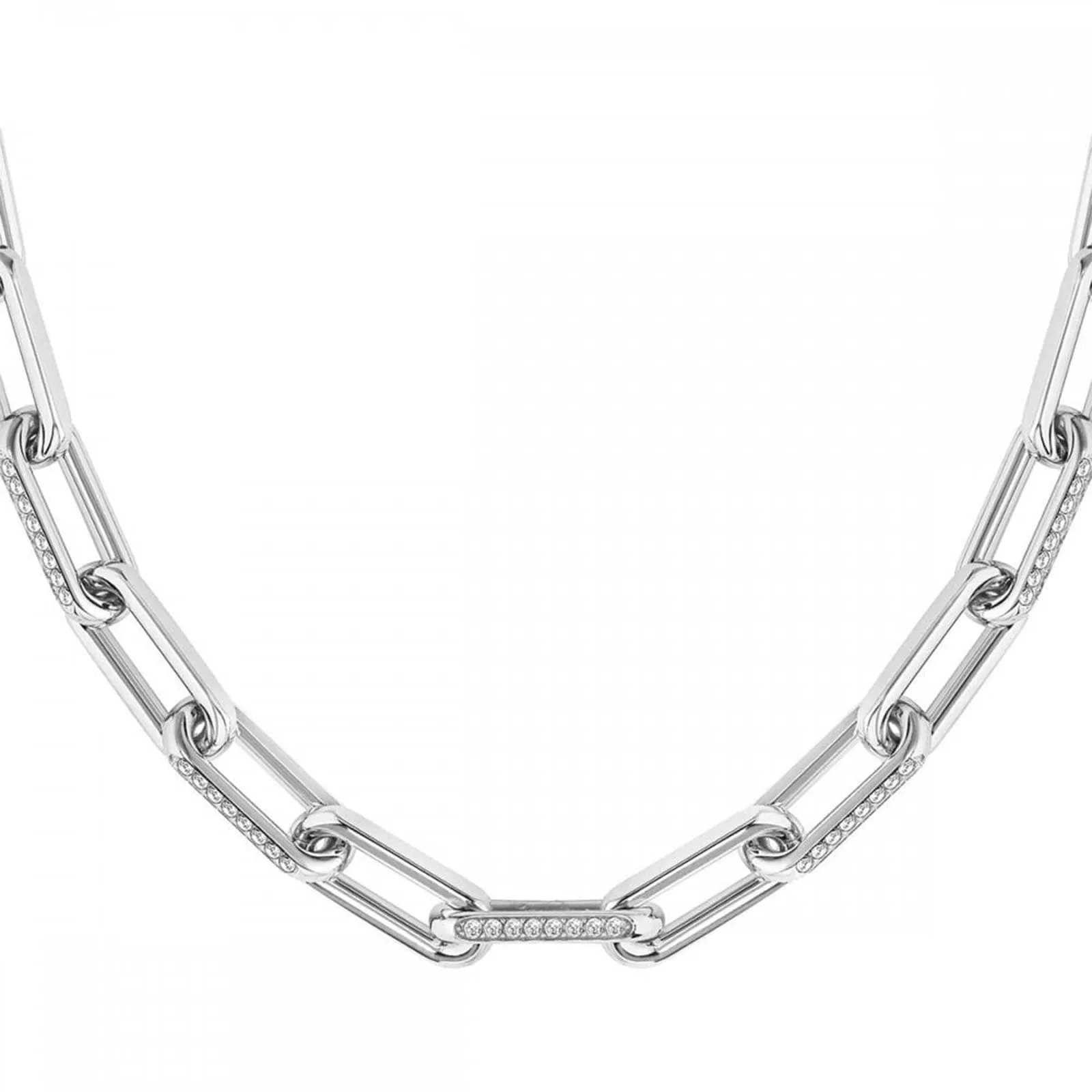 Boss Jewellery Ladies Crystal Set Link Necklace 1580578