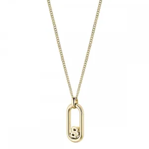 Boss Jewellery Ladies Double B Gold Plated Necklace 1580627