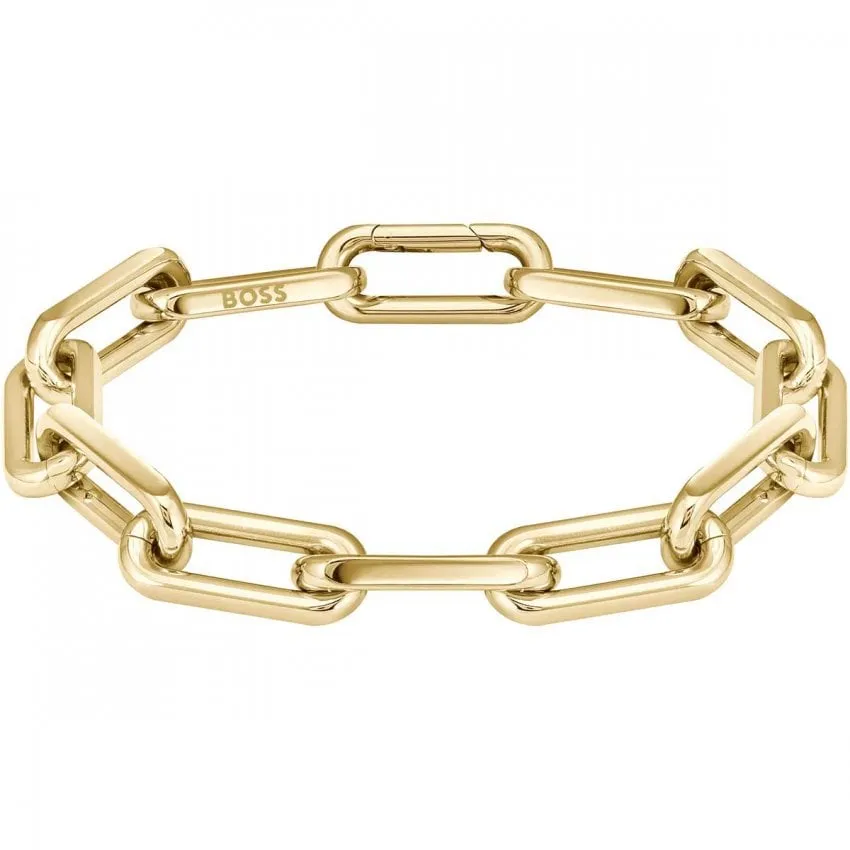 Boss Jewellery Ladies Gold Plated Link Bracelet 1580600
