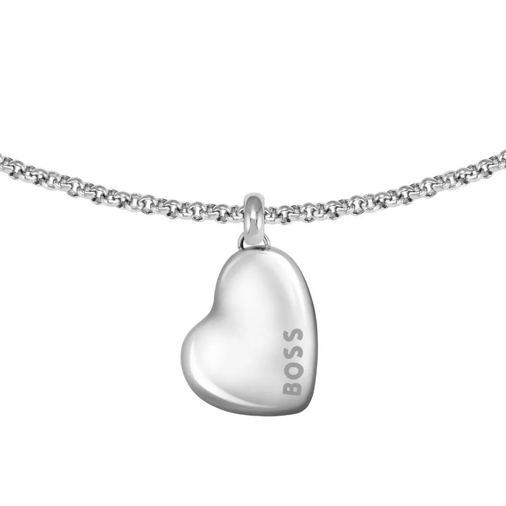 Boss Jewellery Ladies Honey Heart Stainless Steel Bracelet 1580594