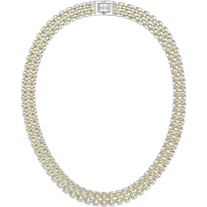 Boss Jewellery Ladies Isla Two Tone Link Necklace 1580548