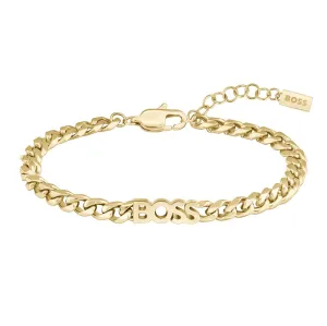 Boss Jewellery Ladies Kassy Gold Plated Link Bracelet 1580593