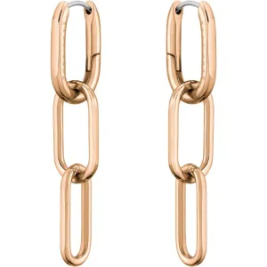 Boss Jewellery Ladies Rose Gold Plated Drop Earrings 1580202
