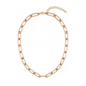 Boss Jewellery Ladies Rose Gold Plated Link Necklace 1580200