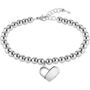 Boss Jewellery Ladies Stainless Steel Bead Bracelet 1580075