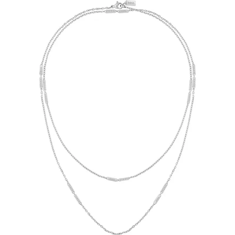 Boss Jewellery Ladies Stainless Steel Layered Necklace 1580447