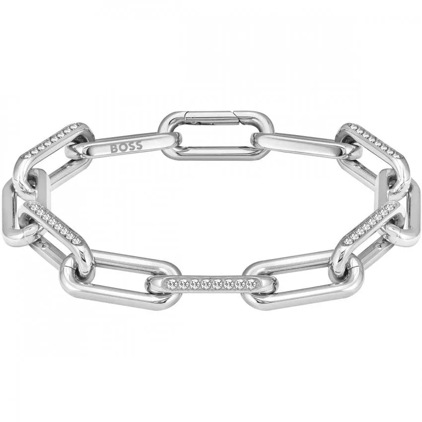 Boss Jewellery Ladies Stainless Steel Link Bracelet 1580599
