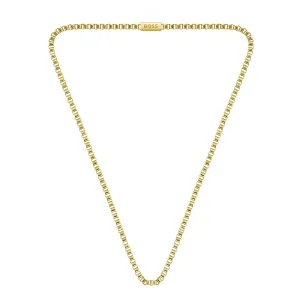 Boss Jewellery Mens Gold Plated Stainless Steel Chain 1580291