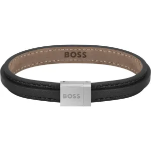 Boss Jewellery Mens Leather Bracelet 1580328M