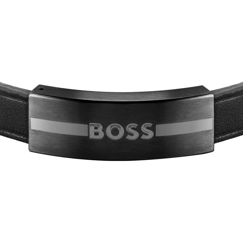 Boss Jewellery Mens Leather Bracelet 1580490M