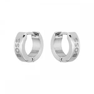 BOSS Jewellery Mens Odell Huggie Hoop Earrings 1580654
