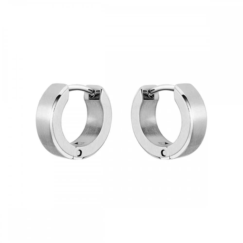 BOSS Jewellery Mens Odell Huggie Hoop Earrings 1580654