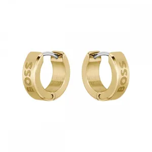 BOSS Jewellery Mens Odell Huggie Hoop Earrings 1580655
