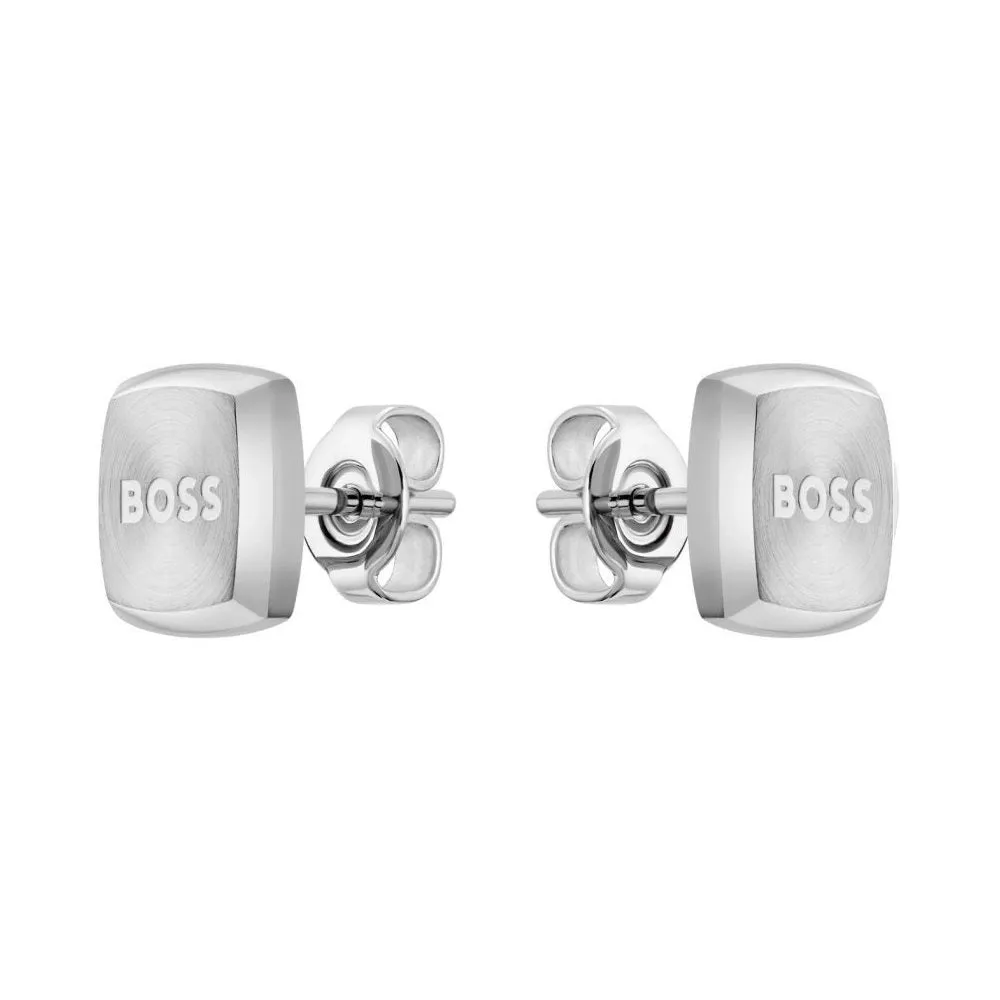 BOSS Jewellery Mens Stainless Steel Stud Earrings 1580473