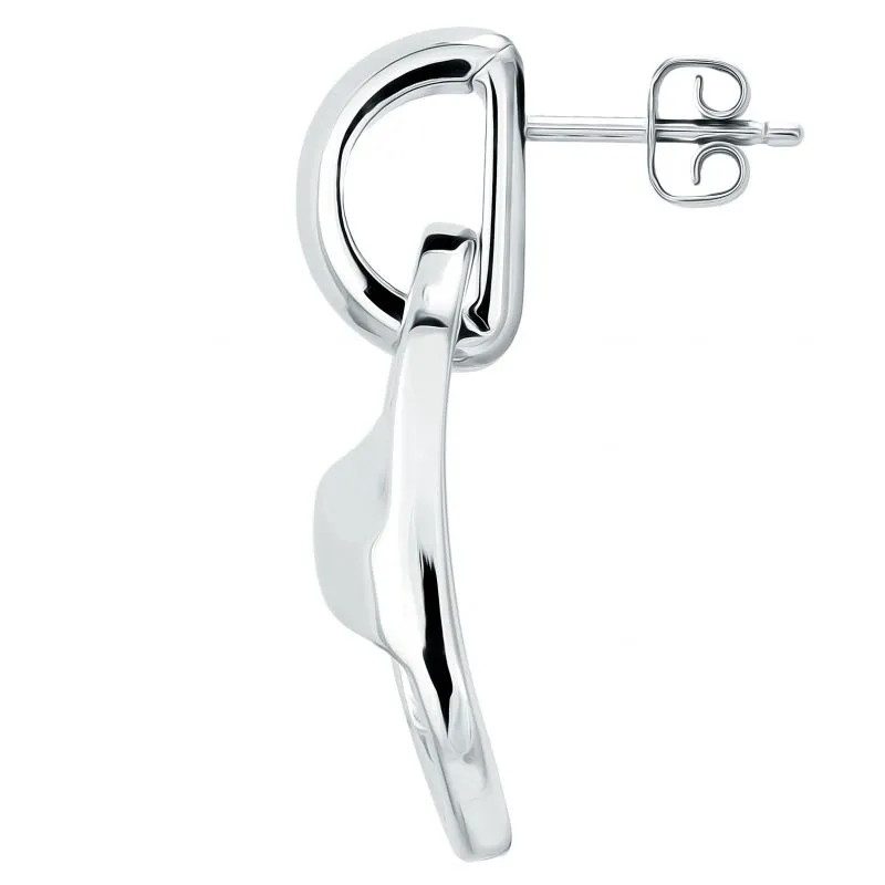 Boss Jewellery Stainless Steel Chain Link Ladies Earrings 1580139