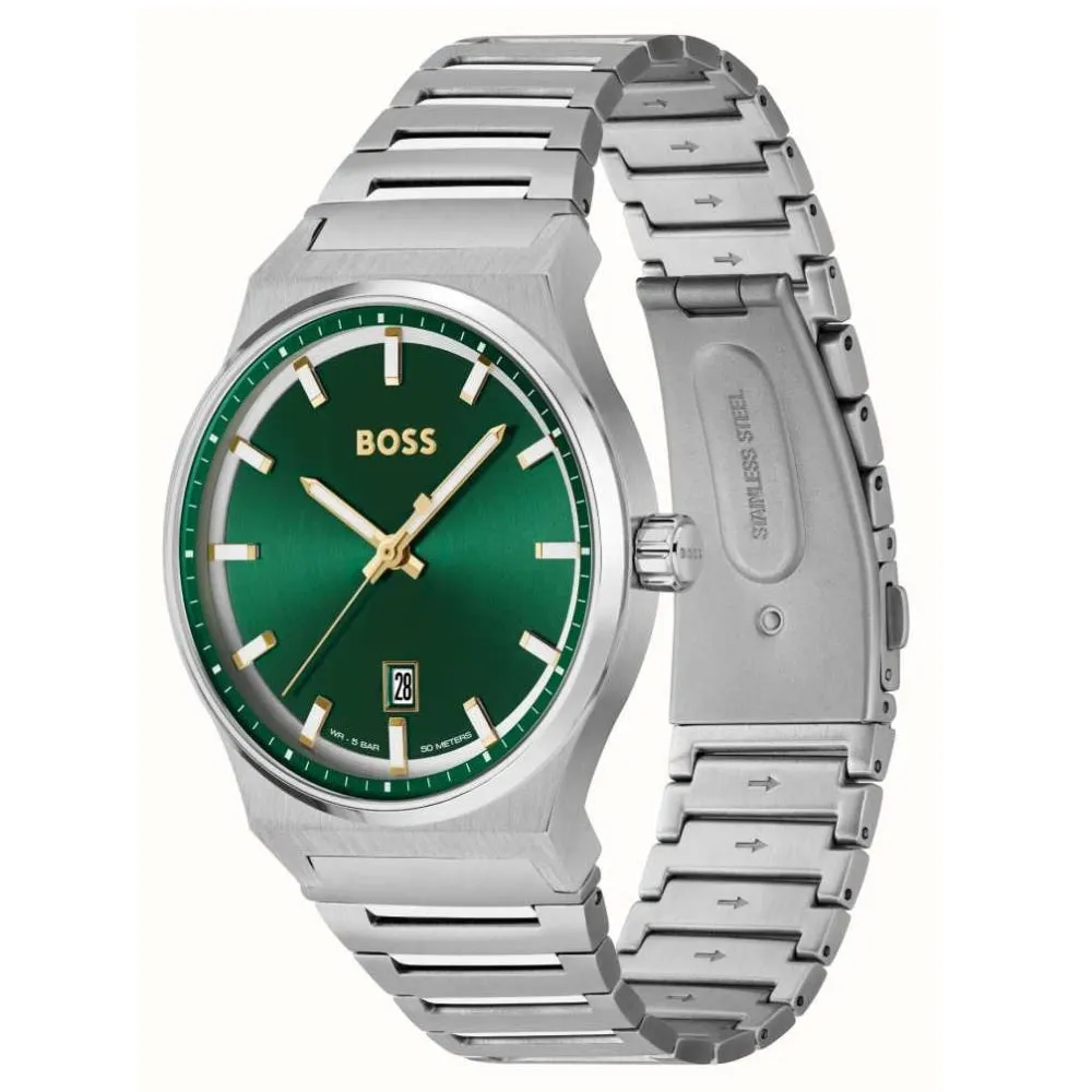 BOSS Watches Candor Green Dial Mens Watch 1514079