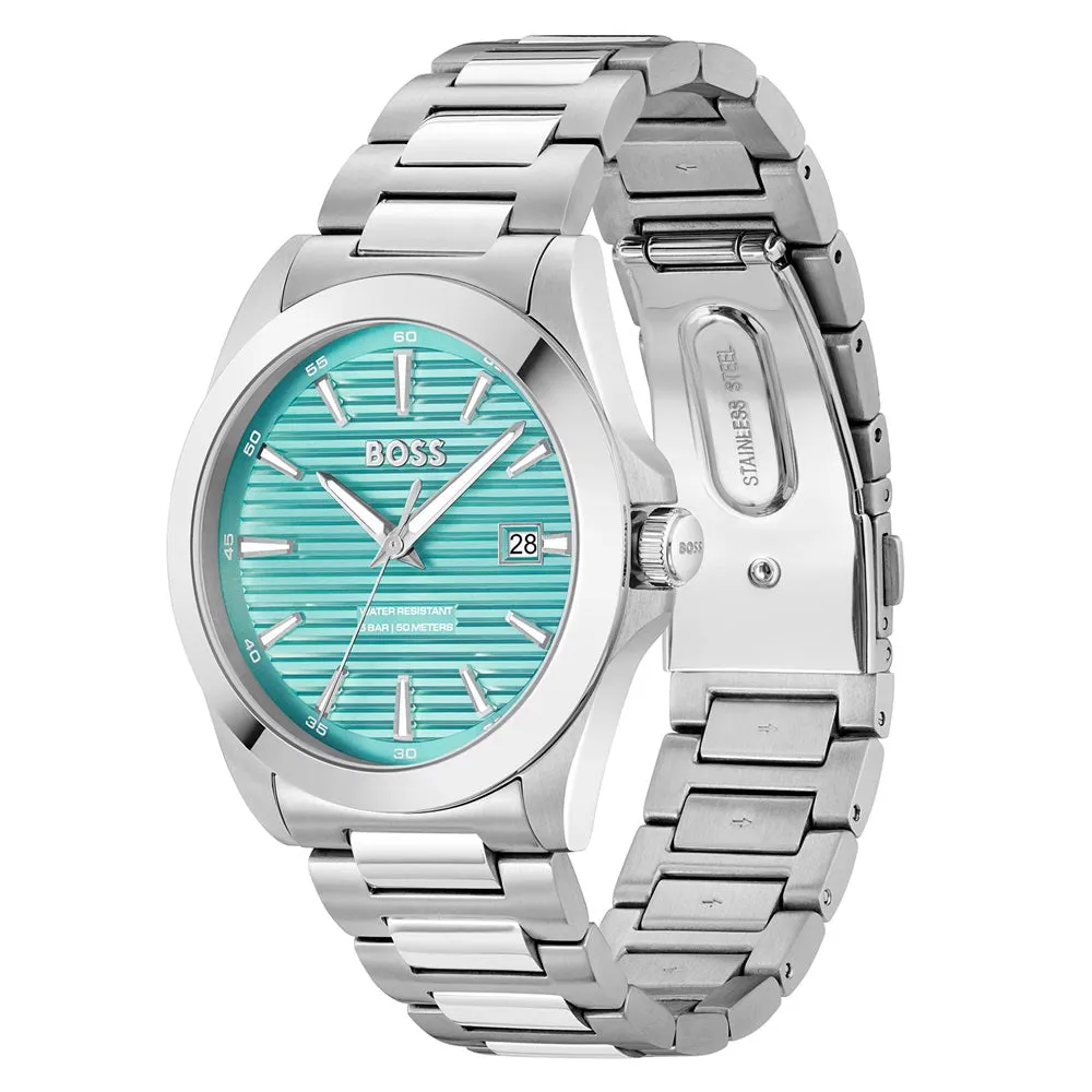 BOSS Watches Mens Strike Watch in Turquoise 1514171
