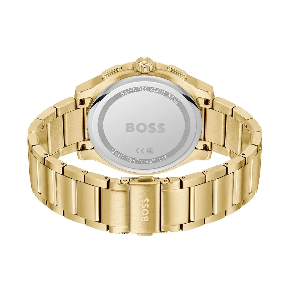 Boss Watches Peak 2.0 Gold Plated Mens Watch 1514190