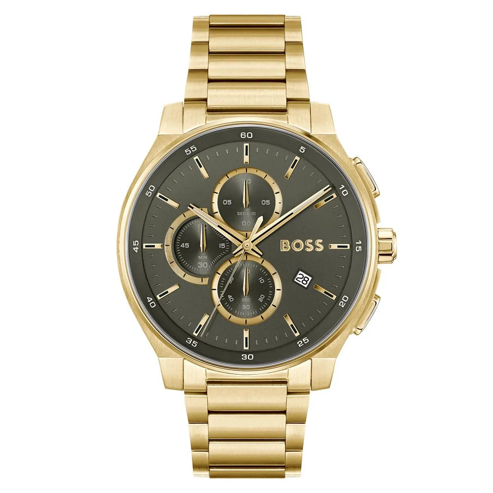Boss Watches Peak 2.0 Gold Plated Mens Watch 1514190