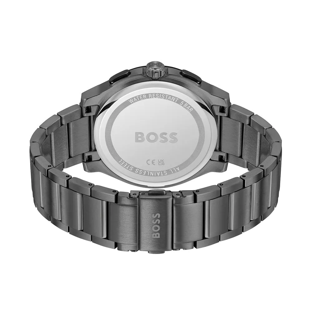 Boss Watches Peak 2.0 Mens Black IP Stainless Steel Watch 1514192