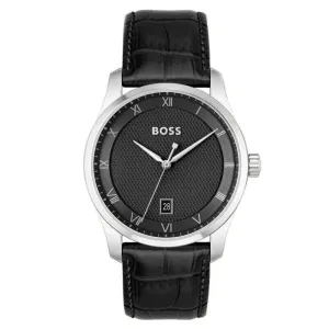 BOSS Watches Principle Leather Strap Mens Watch 1514122