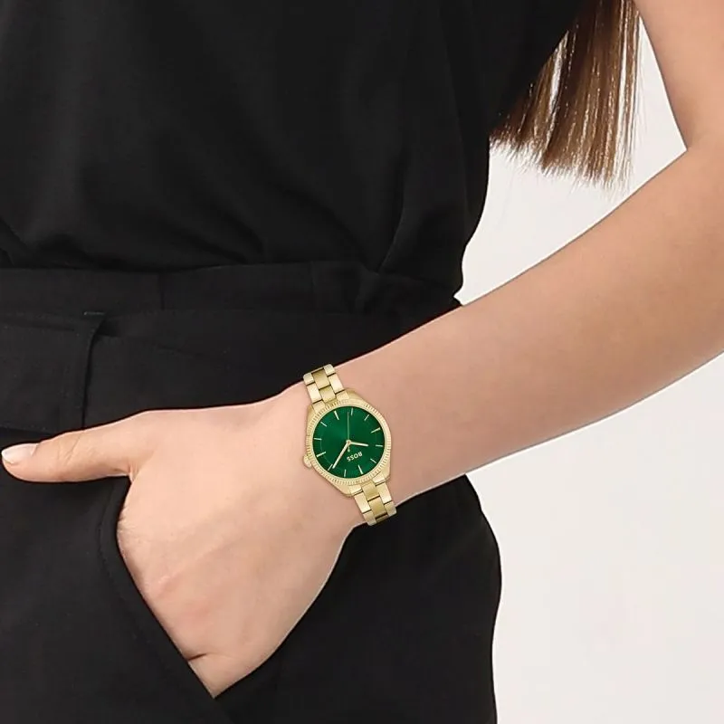 BOSS Watches Sage Collection Green Dial Ladies Watch 1502729