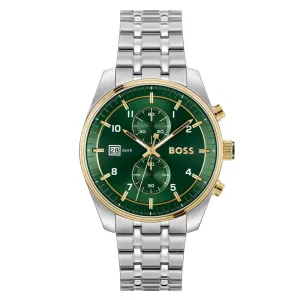 Boss Watches Skytraveller Green Dial Mens Watch 1514195