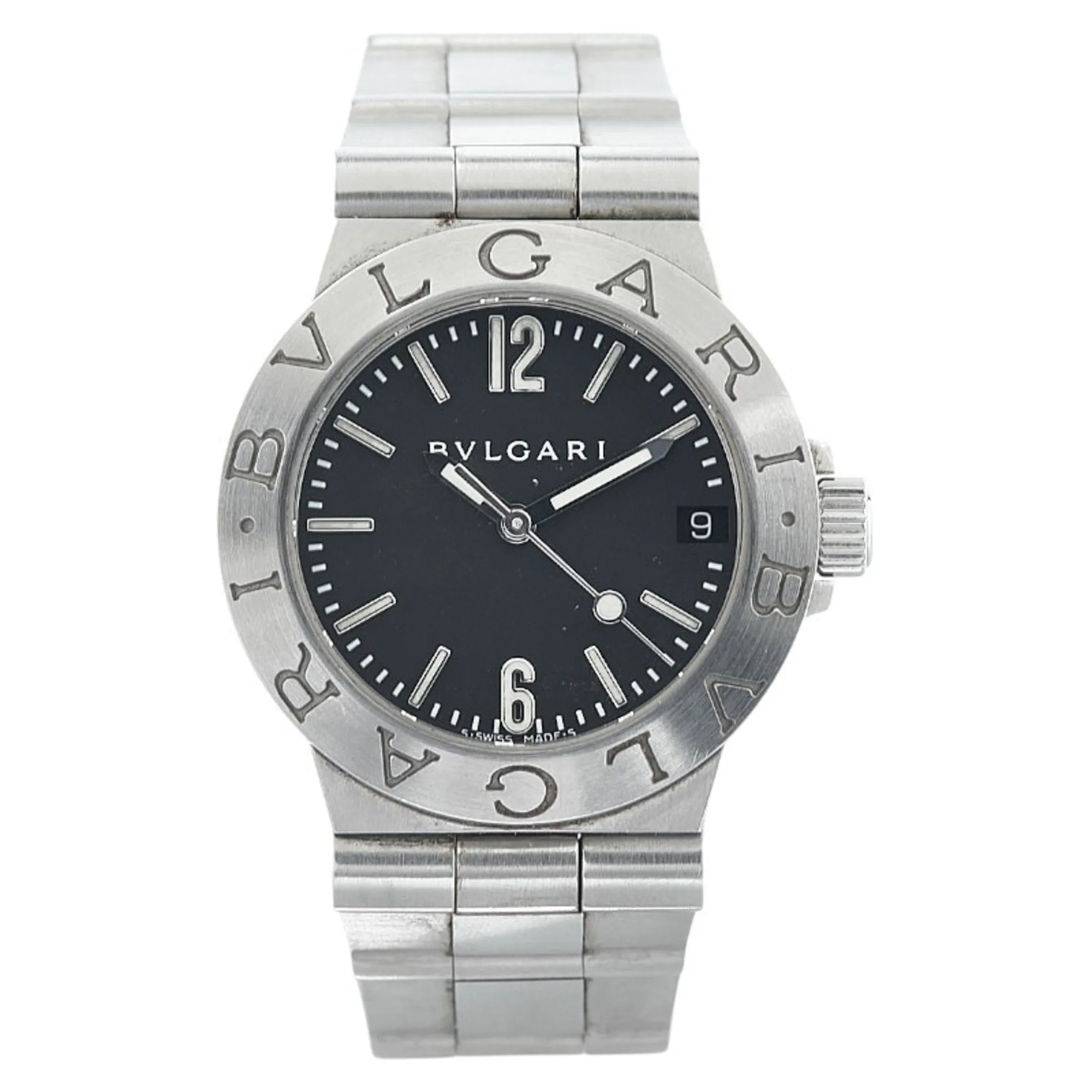 Bvlgari Stainless Steel Wristwatch (Pre-Owned)
