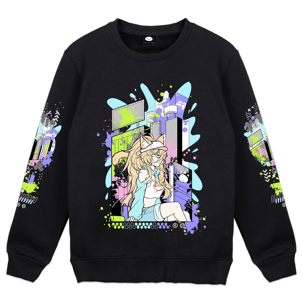 Cake Cat Vigilante Crewneck