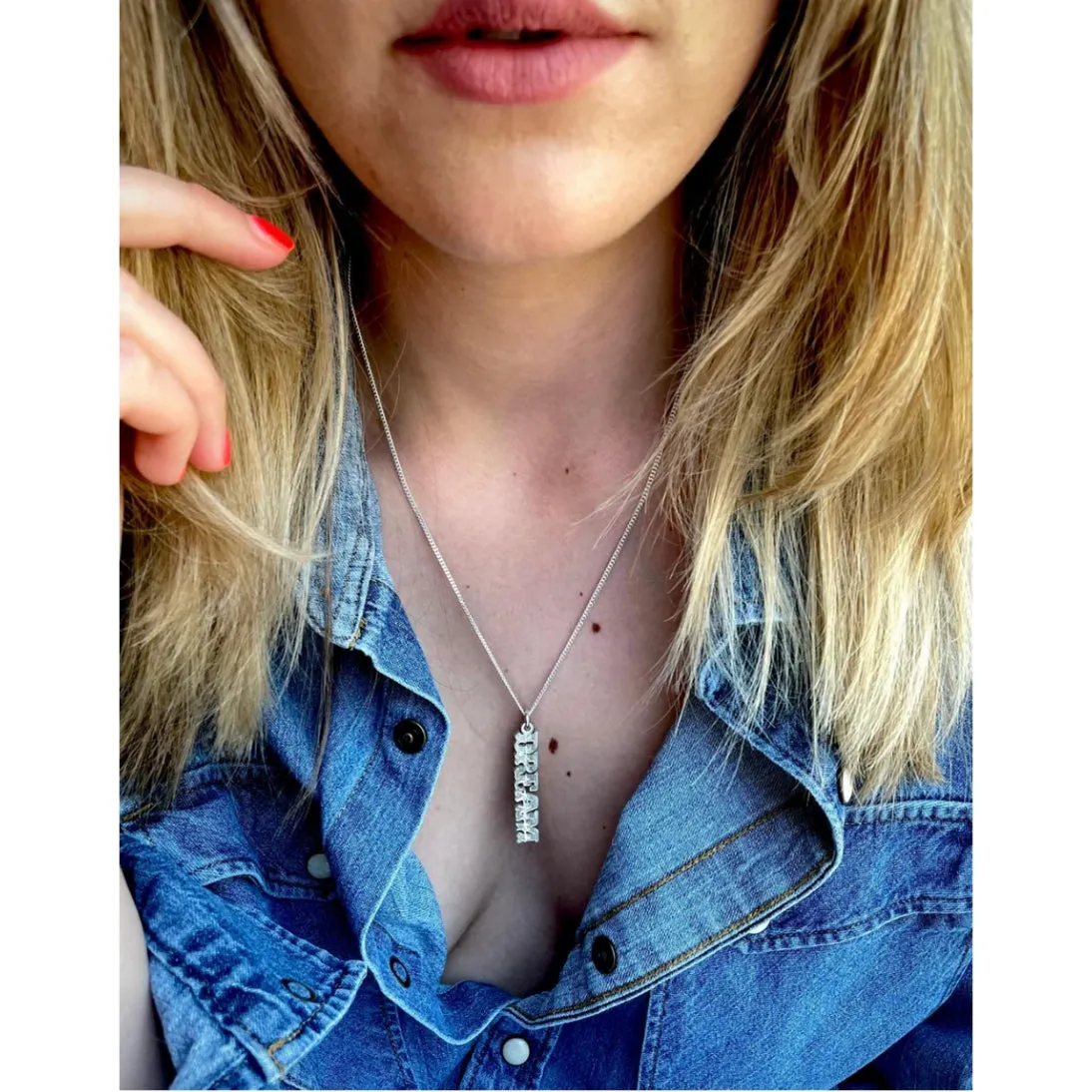 Carter Gore Dream Word Sterling Silver Necklace