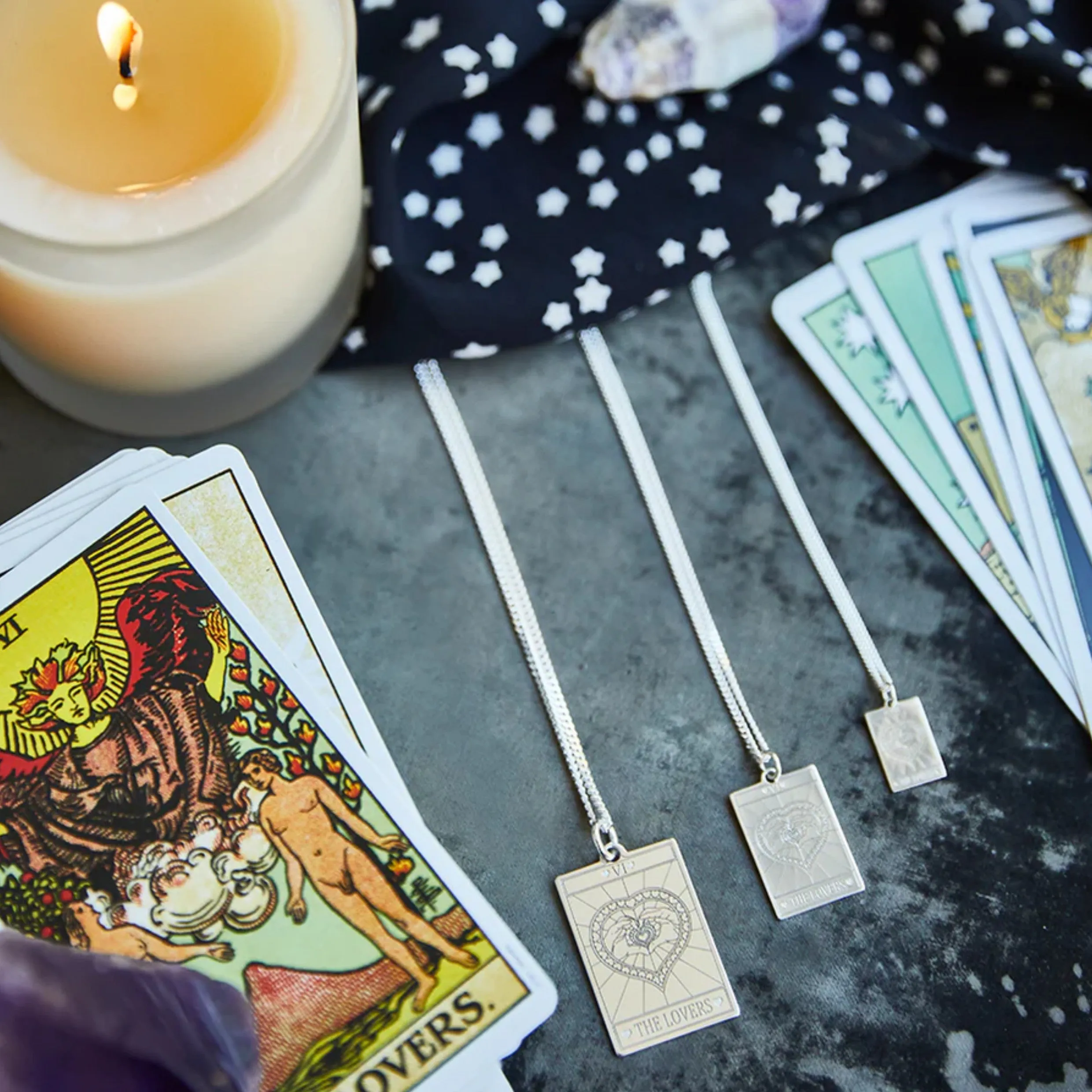 Carter Gore The Lovers Tarot Pendant Necklace