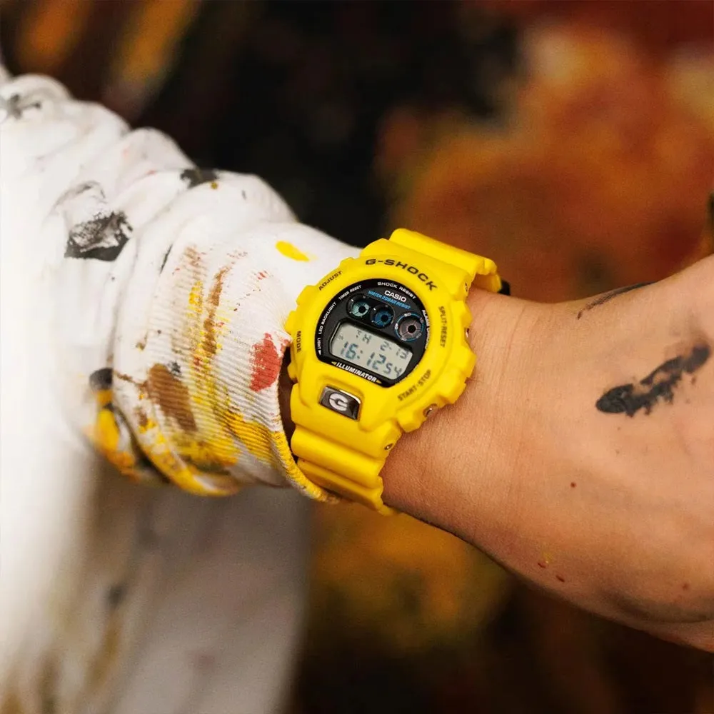Casio G Shock 30th Anniversary Edition Digital Watch Yellow DW-6900TR-9ER