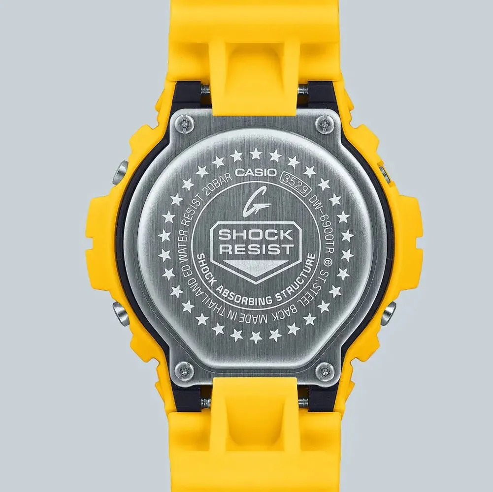 Casio G Shock 30th Anniversary Edition Digital Watch Yellow DW-6900TR-9ER