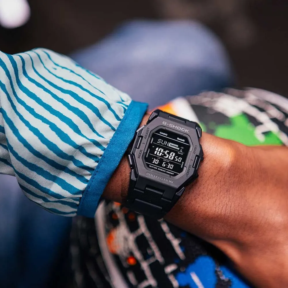 Casio G Shock Bluetooth Step Tracker Black Digital Watch GD-B500-1ER