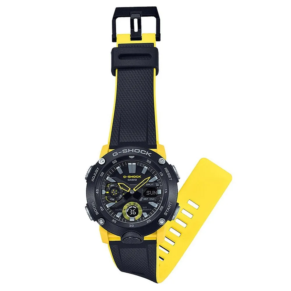 Casio G-Shock Carbon Guard Mens Watch GA-2000-1A9ER