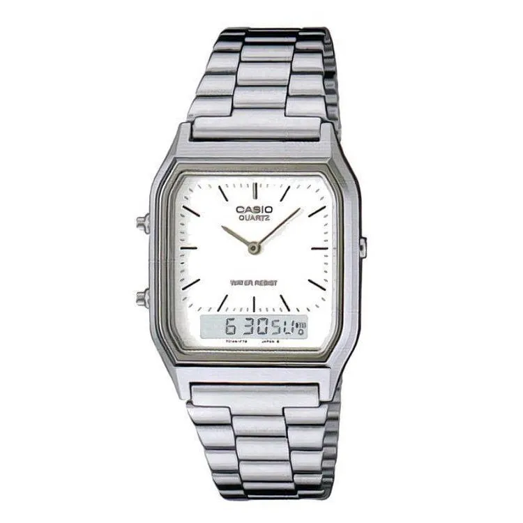 Casio Retro Collection Analogue Digital Watch AQ-230A-7DMQYES