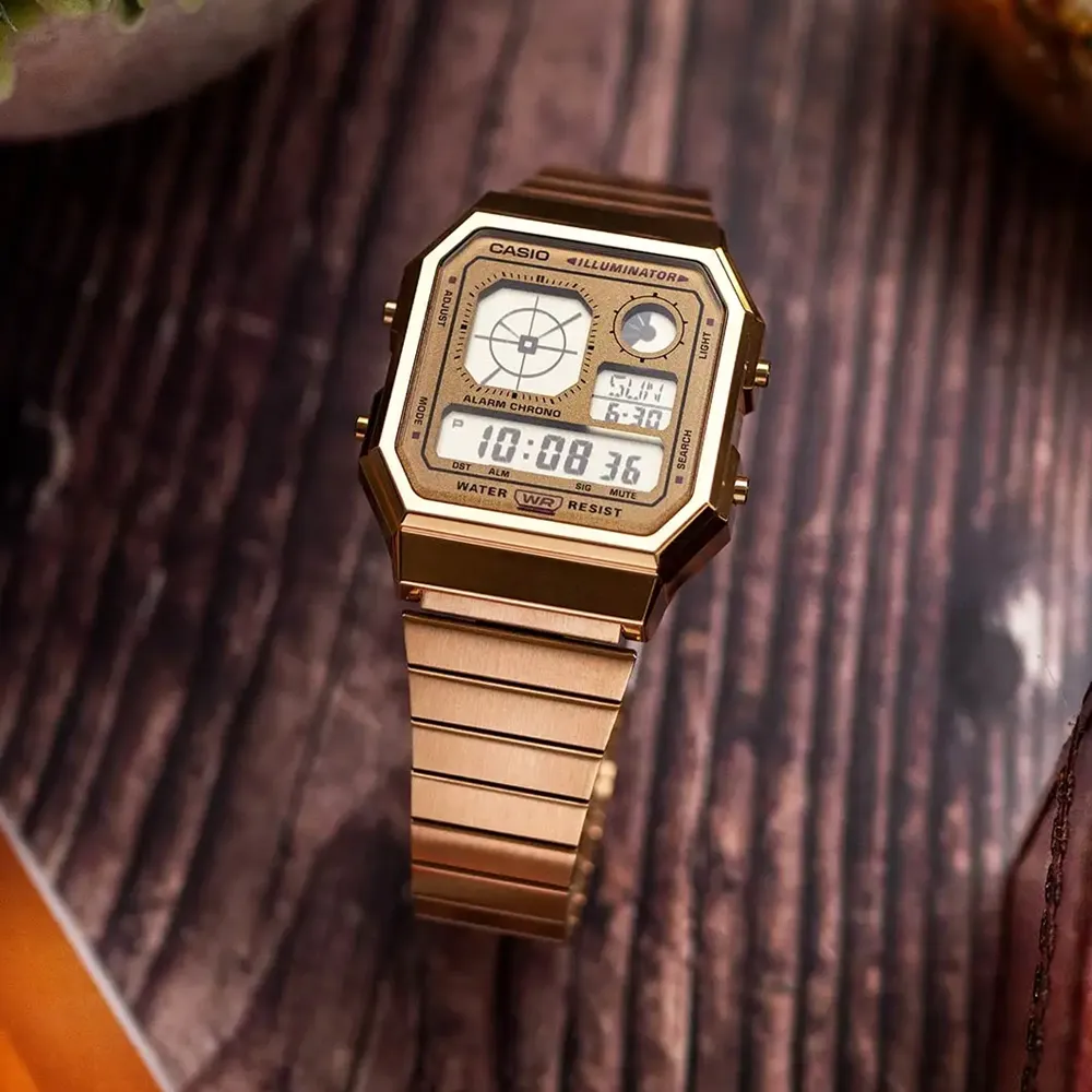 Casio Vintage Collection Digital Watch Gold A130WEG-9AEF