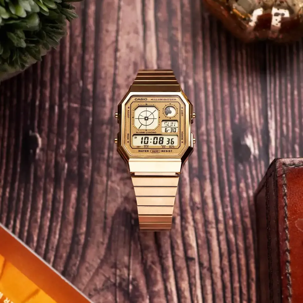 Casio Vintage Collection Digital Watch Gold A130WEG-9AEF