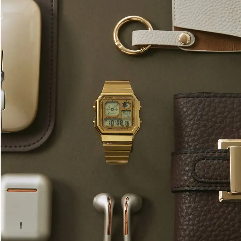 Casio Vintage Collection Digital Watch Gold A130WEG-9AEF