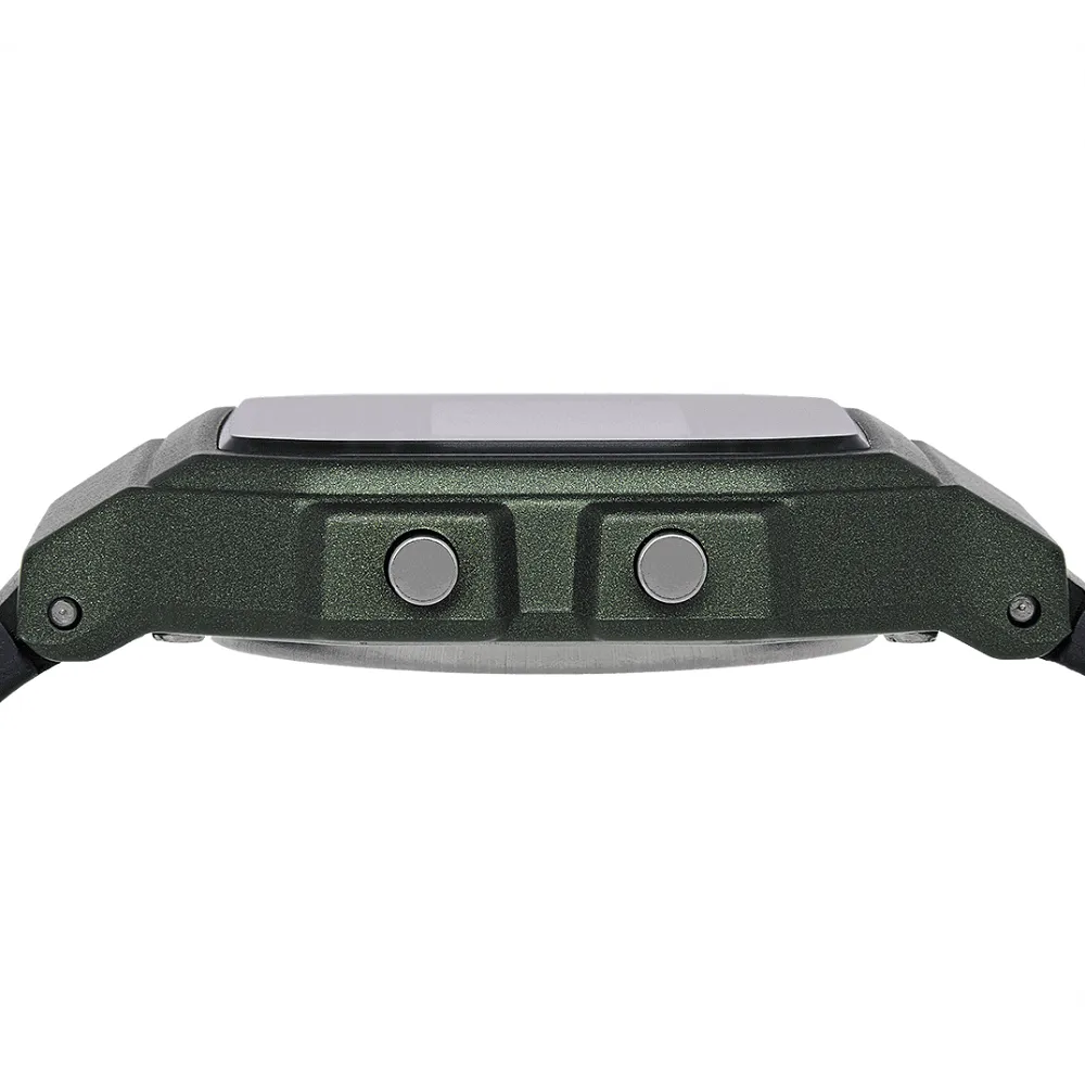 Casio Vintage Collection Digital Watch Green Case F-91WM-3AEF