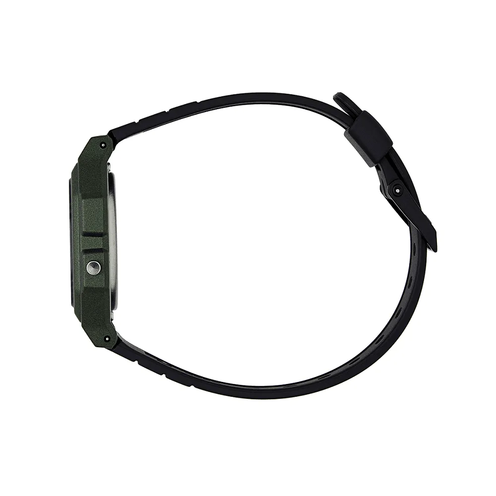 Casio Vintage Collection Digital Watch Green Case F-91WM-3AEF