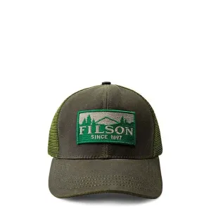 Clearance Price Filson Logger Mesh Cap Otter Green  Limited Availability!