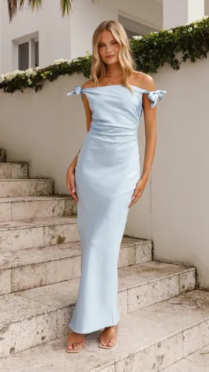 Clearance Price Frida Maxi Dress - Blue  Stylish & Comfortable