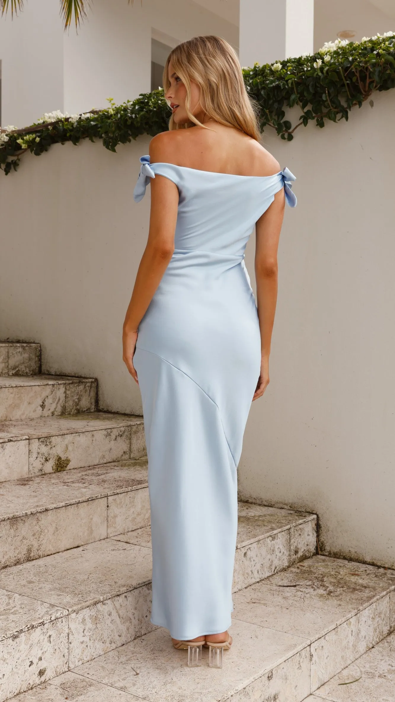 Clearance Price Frida Maxi Dress - Blue  Stylish & Comfortable